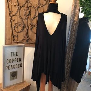 Free People Uptown Choker Neck Tunic